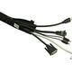 VivoLink Organizer Vivolink μανίκια καλωδίων PROZIPSLEEVE2.5 Μαύρο 13458440 4260434980408