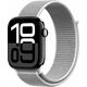 Pasek sportowy Crong Nylon do Apple Watch 44/45/46/49 mm Silver Grey - Gwarancja bezpieczeństwa. Proste raty. Bezpłatna wysyłka od 170 zł.