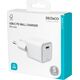 Deltaco USB-C μίνι φορτιστής sieninis įkroviklis DELTACO 1x USB-C, PD 20 W, baltas / USBC-AC150 13432088 7333048057655