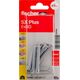 Καρφίτσες Fischer FISCHER SX Plus, 6x50 mm, 10 τεμ. 13764821 4048962481822