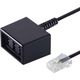 S-Impuls Western- Stecker RJ45 (8/4)-TAE-NFN-Kuppl. 0,1m (Bulk)
