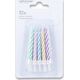 Teka ¦wieczki urodzinowe Pastel Rainbow 10szt.