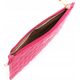 Guess Guess, Holdall, Eco Leather, Handbag, Quilted Effect And Cuff, Fucshia, 23 x 15 x 1.5 cm For Women