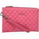 Guess Guess, Holdall, Eco Leather, Handbag, Quilted Effect And Cuff, Fucshia, 23 x 15 x 1.5 cm For Women