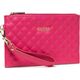 Guess Guess, Holdall, Eco Leather, Handbag, Quilted Effect And Cuff, Fucshia, 23 x 15 x 1.5 cm For Women