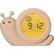 Alecto Baby Simon Snail sleep rhythm learning alarm clock, Taupe