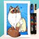 POSCA PC-1MR marker 1 szt. Końcówka cienka Fioletowy
