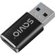 Savio AK-81 adapter kablowy 0 m USB Type-C USB Typu-A Czarny