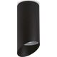 Oprawa natynkowa / tuba Maclean, punktowa, okrągła, aluminiowa, GU10, 55x130mm, kolor czarny, MCE360 B