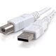 Kabel USB C2G USB-A - USB-B 3 m Biały (81562)