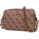 Guess, Dalma, Synthetic Leather, Camera Bag, Textile Crossbody Bag, Bronze, BW7425 VIN35, 20.32 x 7.62 x 13.97 cm, For Women For Women