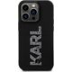 Karl Lagerfeld Karl Lagerfeld KLHCP15X3DMBKCK iPhone 15 Pro Max 6.7" czarny/black hardcase 3D Rubber Glitter Logo