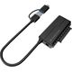 Conceptronic ABBY21B zmieniacz płci / kabli USB Type-A SATA 22-pin Czarny