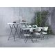 Home It Enjoy>it® luxury clapboard 45 × 50 × 88 cm hvid/grå 13798080 5708614877234
