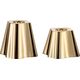 Κηροπήγια Iittala Aalto 50mm και 65mm ορείχαλκο 2 τεμ. 13533145 6411923679619