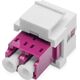 Digitus DIGITUS LWL Kupplung LC/LC Multimode-OM4 Dupl.Keystone-Modul 13337767 4016032489825
