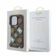 Original Case IPHONE 16 PRO Guess Hardcase IML Peony On 4G Background MagSafe (GUHMP16LP4PWPW) brown 3666339303075
