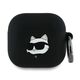 Original Case APPLE AIRPODS 4 Karl Lagerfeld Silicone Choupette Head 3D (KLA4RUNCHK) black 3666339398026