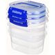 Sistema sistema Frischhaltedosen Σετ KLIP IT PLUS 3 x 400 ml μπλε 13335630 9414202885432