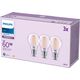 Signify Philips LED classic Lampe 60W E27 neutralweiß 3er P 850lm klar