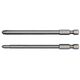 Yato Końcówki wkrętakowe Tri-Wing TW2x100mm TW4x100mm 1/4 2szt. (YT-0497)