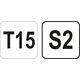 Yato Klucz trzpieniowy torx typ T T15 z otworem (YT-05604)