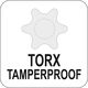 Yato Klucz trzpieniowy torx typ T T15 z otworem (YT-05604)