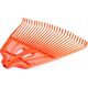 Ramp Grabie plastikowe do liści pomarańczowe nieoprawione XL RG4-P