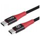 Kabel USB MicroConnect USB-C - USB-C 1.5 m Czarny (Safe Charge USB-C to C Data)