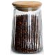 Pojemnik kuchenny do przechowywania z bambusową pokrywką 950ml Słoik