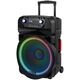 Kolumna Kruger&Matz Aktywna kolumna głośnikowa (z 2 mikrofonami bezprzewodowymi UHF, SD, Bluetooth, FM, USB, LED) 60 Watt