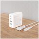 Ładowarka Dudao Szybka ładowarka sieciowa GaN 100W 2 x USB-C / 2 x USB Dudao A100EU - biała