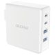 Ładowarka Dudao Szybka ładowarka sieciowa GaN 100W 2 x USB-C / 2 x USB Dudao A100EU - biała