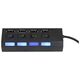 HUB USB Aptel AK228A 4x USB-A 2.0 (1055-uniw)
