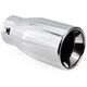 AMiO Chromowana końcówka tłumika 102mm / montaż 50-65mm uniwersalny