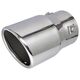 AMiO Chromowana końcówka tłumika 90mm, montaż 33-78mm uniwersalny