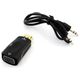 Adapter AV Apte HDMI - D-Sub (VGA) + Jack 3.5mm czarny