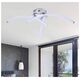 Lampa sufitowa ECpower ZD77A LAMPA SUFITOWA CHROM LED 105 DIOD 16W