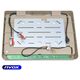 Nvox Monitor podwieszany podsufitowy LCD 19cali cali LED FM IR VGA... (NVOX RF1980 BE)