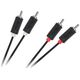 Kabel Cabletech RCA (Cinch) x2 - RCA (Cinch) x2 5m czarny (KPO3954-5)
