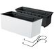 Prosperplast Doniczka z hakami Urbi Case DUC400W biała