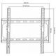 Cabletech Uchwyt ścienny LEC-UCH0151 26'' - 55''