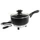 AMiO Rondel elektryczny z pokrywką do samochodu 18cm x 8cm 150w 12v