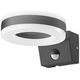 Kinkiet Orno HOWLIT LED 20W, oprawa ogrodowa z czujnikiem ruchu, 1800lm, IP65, 4000K, szara