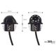 AMiO Zestaw czujników parkowania tft02 4,3" z kamerą hd-305-led 4 sensory srebrne