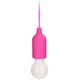 Lampa wisząca Orno Bateryjna lampka nocna na sznurku 1W LED, 3 x AAA, różowa