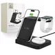 Tech-Protect QI15W-A37 3in1 Wireless Charger For Android & Apple Black