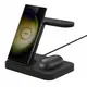 Tech-Protect QI15W-A37 3in1 Wireless Charger For Android & Apple Black