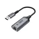Tech-Protect Ultraboost Adapter USB-A 3.0 / Ethernet RJ45 1000Mbps Black