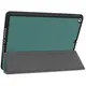 Bizon Case Tab Lizard Apple iPad 9/8/7 10.2 2021/2020/2019 dark green